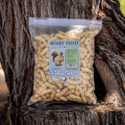 Desert Valley in Shell Peanuts, All Natural Wild Bird and Wildlife Food, 5 Pounds R4576
