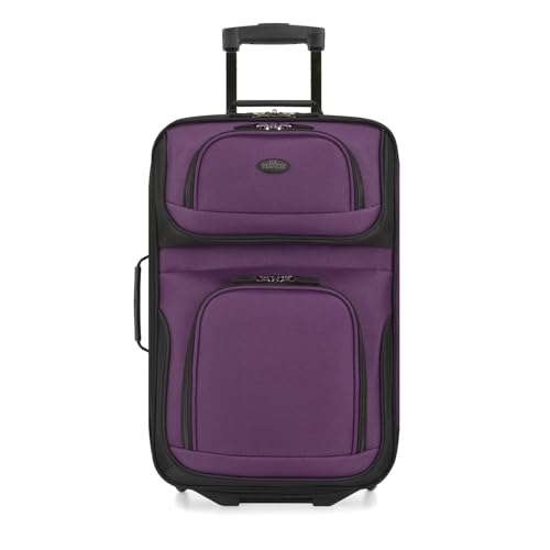 U.S. Traveler Rio Expandable Carry-on Luggage, Orange R95197