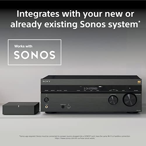 Sony STR-AN1000 7.2 CH 8K A/V Receiver with Dolby Atmos and Bluetooth Y286