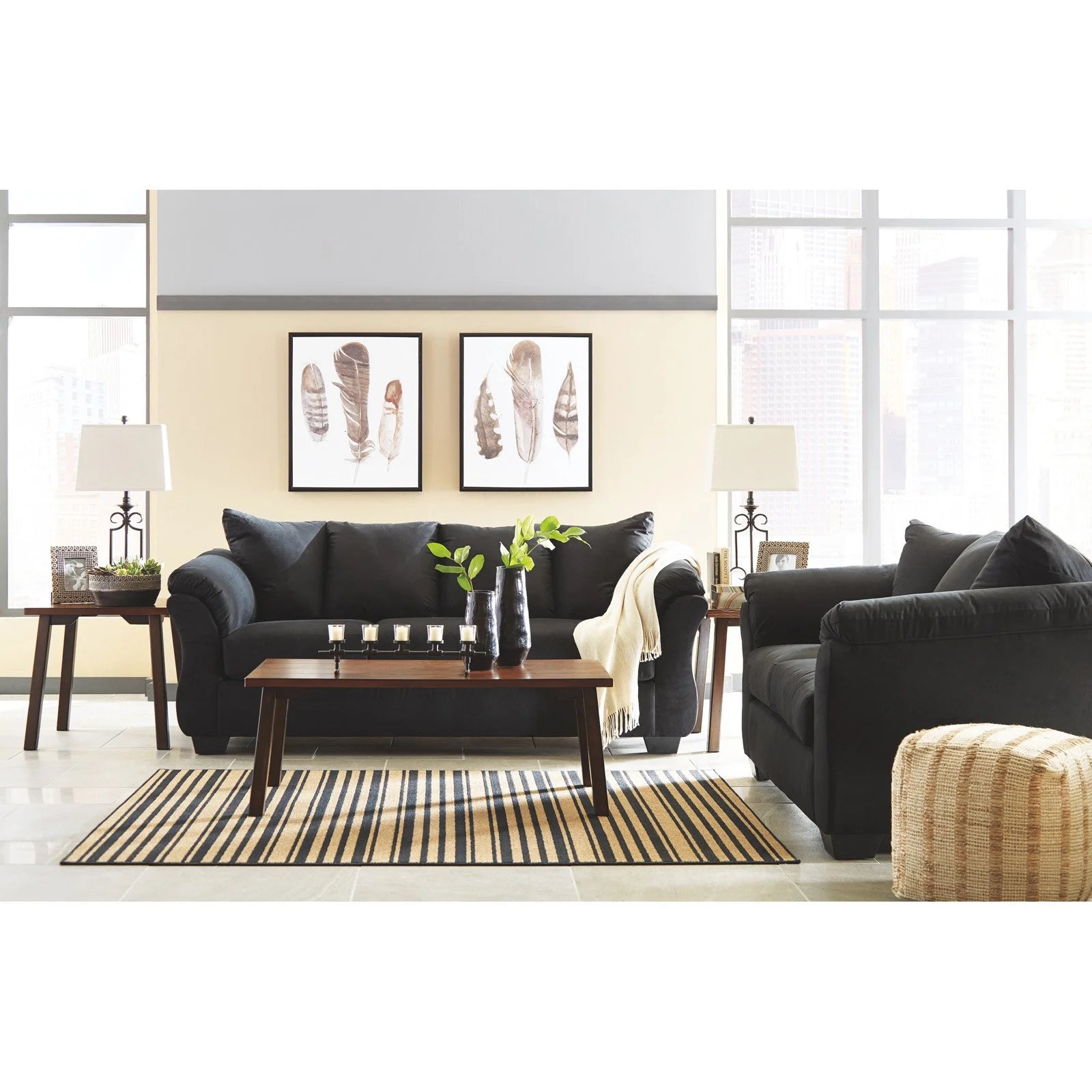 Signature Design by Ashley Darcy Loveseat Blue D291