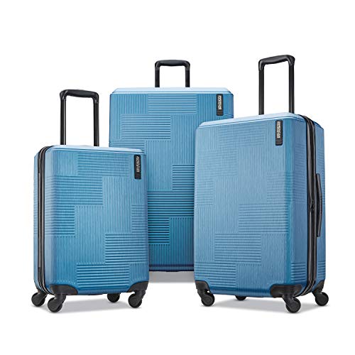 American Tourister Stratum XLT Expandable Hardside Luggage with Spinner Wheels, Jet Black, Carry-On 21-Inch E7418
