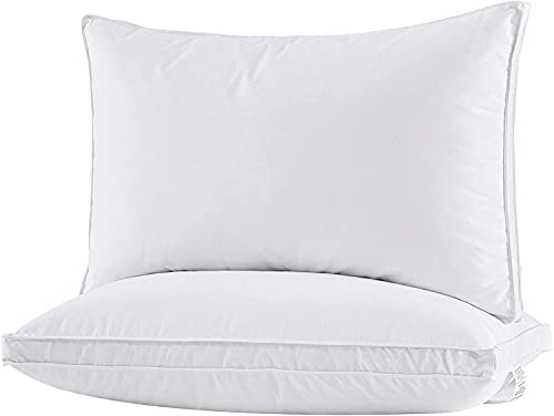puredown® Goose Feathers and Down White Pillows King Size Set of 2 G471477
