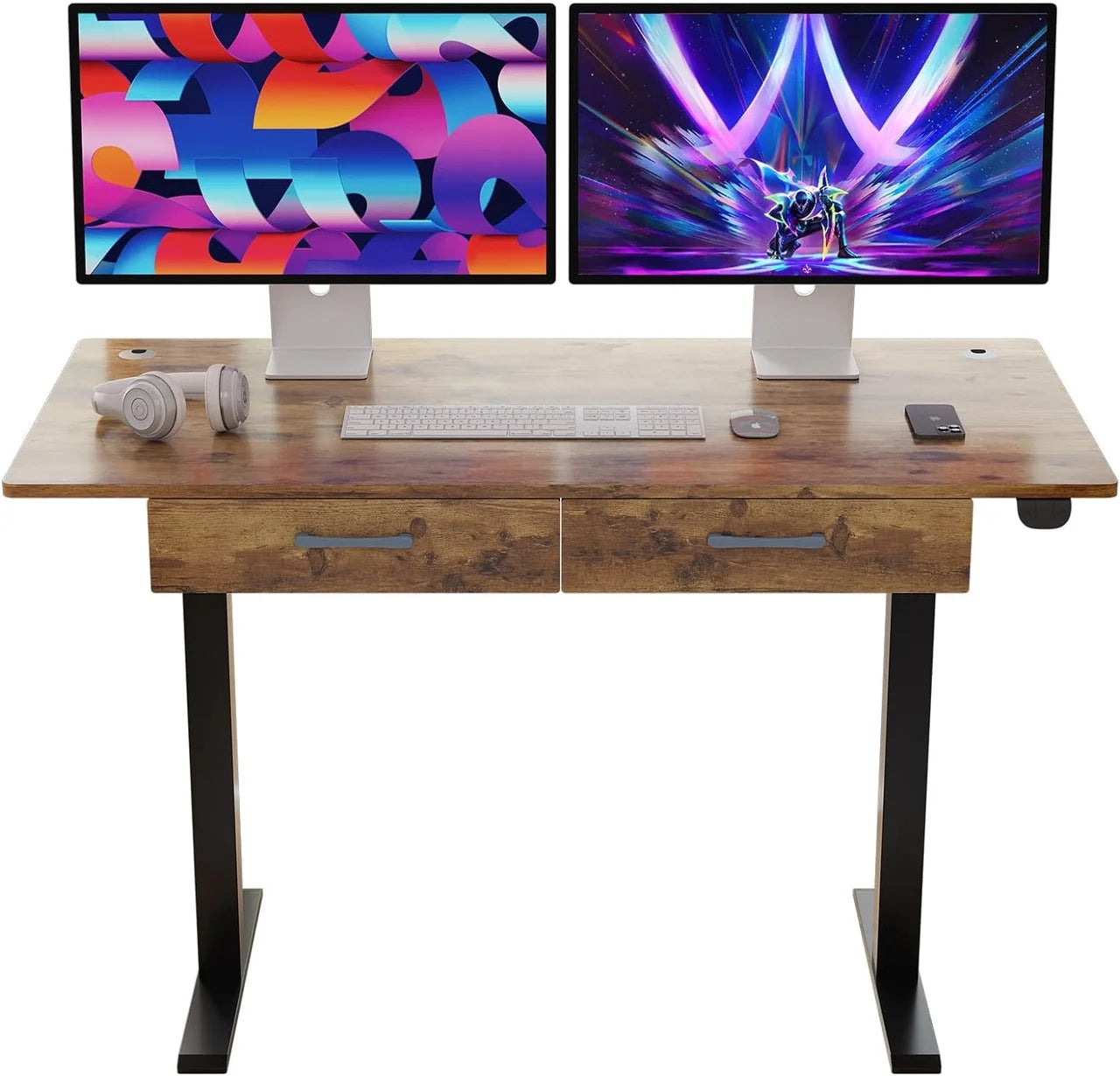 45" Electric Standing Desk with 2 Drawers X510546