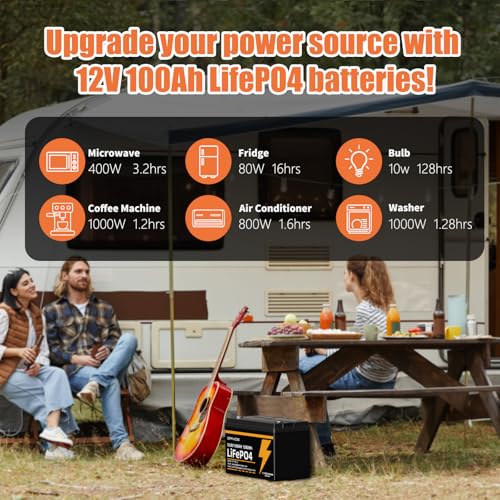 12V 25Ah LiFePO4 Battery with Built-in 20A BMS Q9551