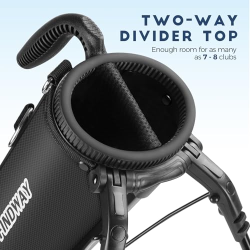 Findway Golf Stand Bag Lightweight Carry Bag with Ball Holder and Pockets H5623