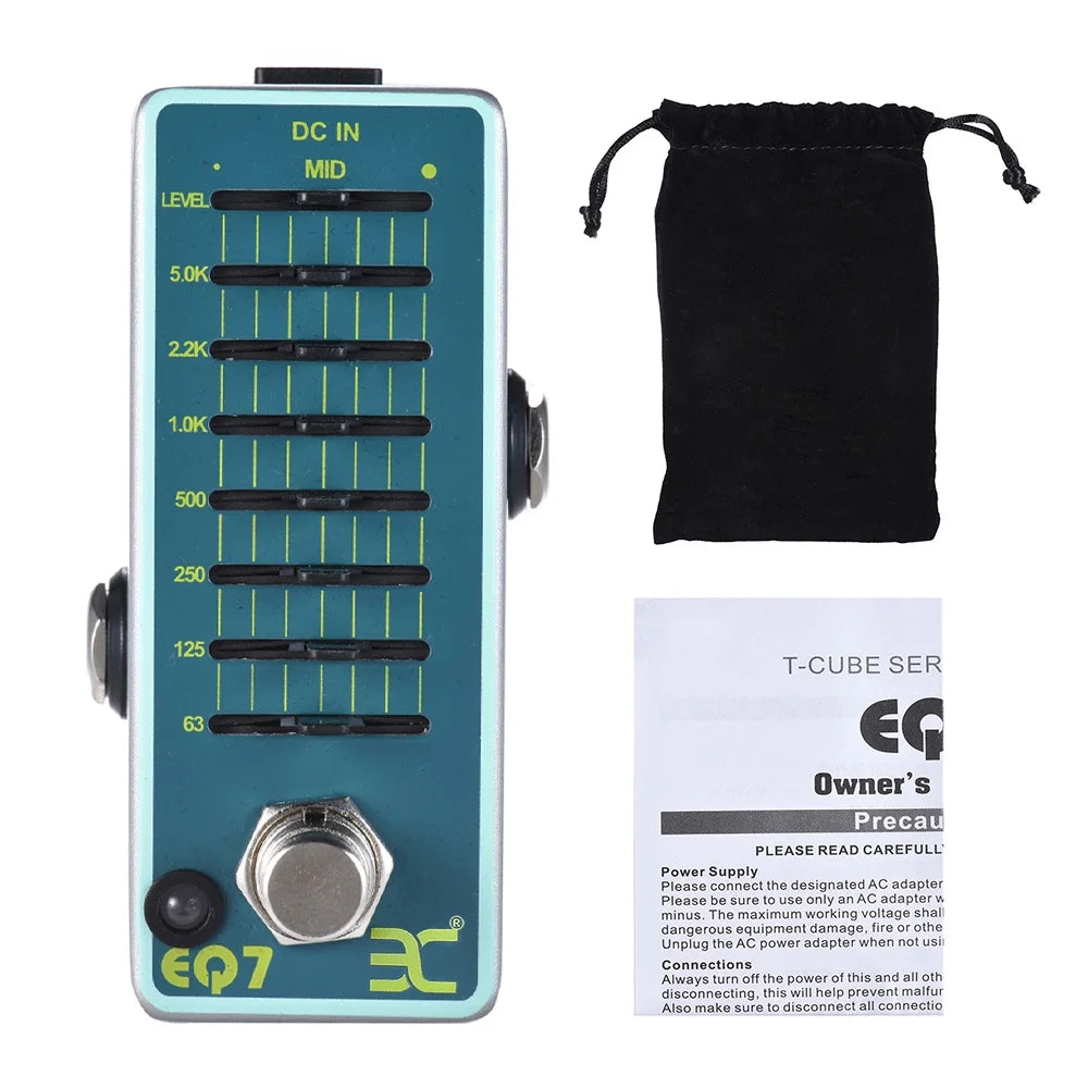 ENO EX EQ7 Guitar Equalizer Effect Pedal 7-Band EQ True Bypass E60903
