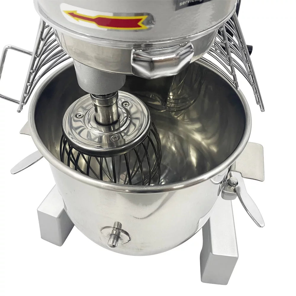 INTSUPERMAI Dough Kneading Machine Commercial Food Mixer 10L H275