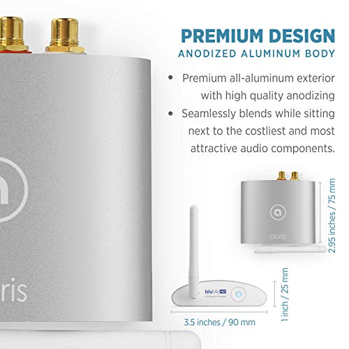 Auris Blume HD Long Range Bluetooth 5.3 Music Receiver with Audiophile DAC F3679