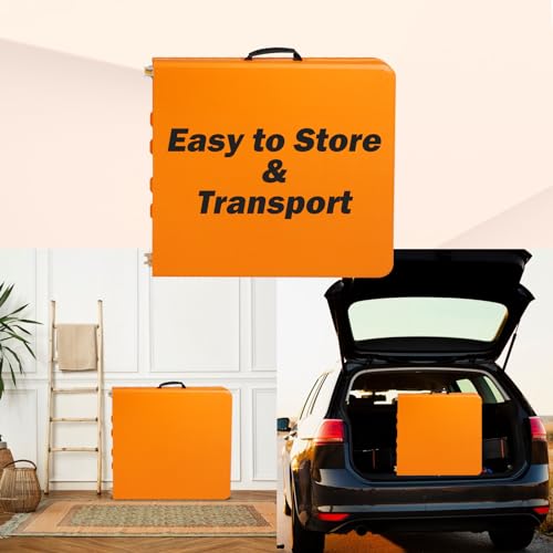 Portable Plastic Folding Table 4ft Heavy Duty Indoor Outdoor Y145657