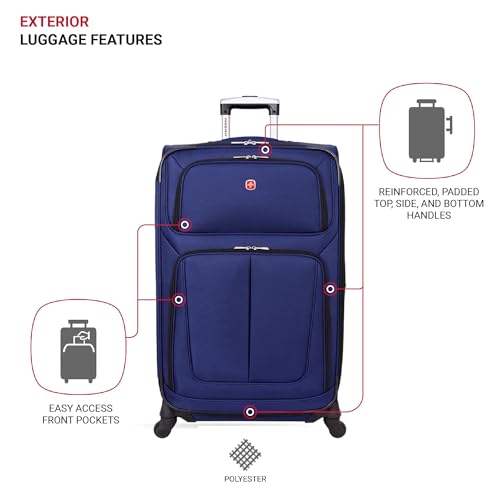 SwissGear Sion Softside Expandable Roller Luggage 3 Piece Set N784870