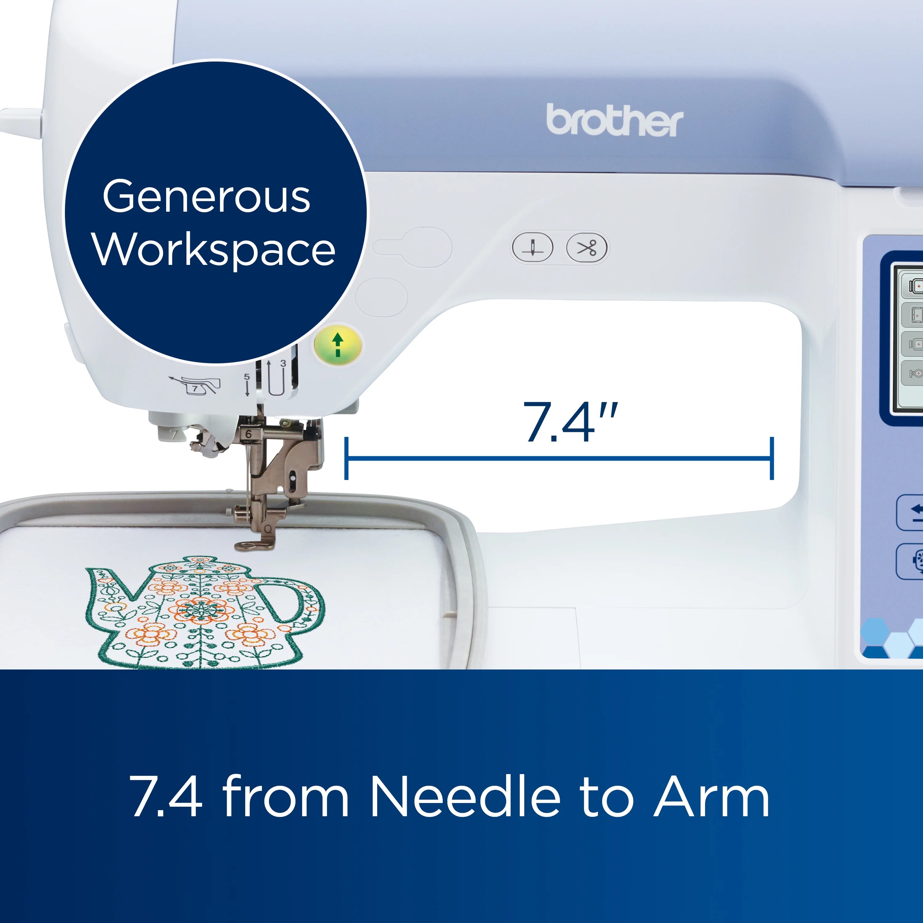 Brother PE900 Embroidery Machine with Wireless Connectivity Z2924