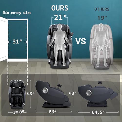 Zero Gravity Full Body Massage Chair with Shiatsu Recliner and 14 Massage Points F709903