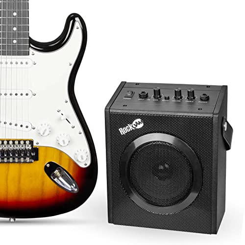 RockJam Electric Guitar Superkit with 10-watt Amp, Gig Bag & Online Lessons G895717