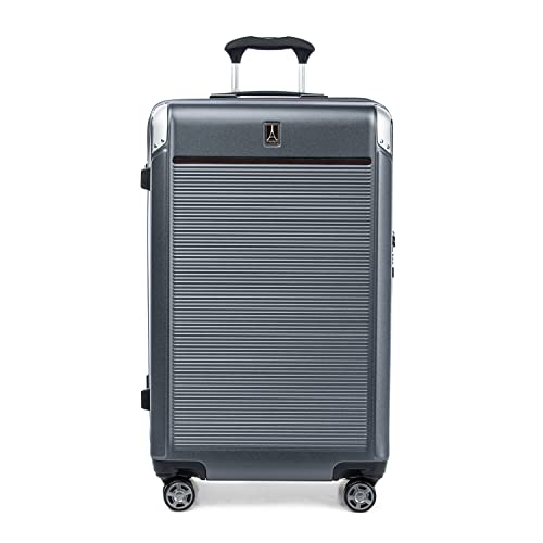 Travelpro Platinum Elite Hardside Expandable Carry-On Luggage, 8 Wheel Spinner, TSA Lock, 20-Inch X826544