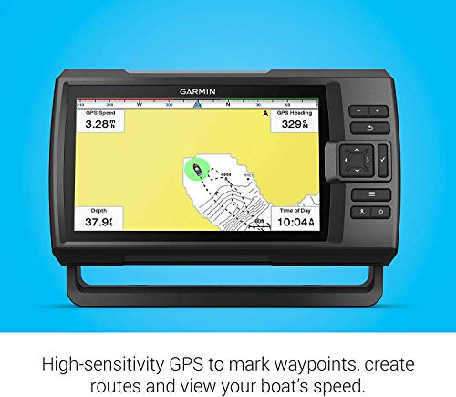 Garmin Striker Vivid 9sv Bundle with Transducer and Protective Cover, 9-inch Fishfinder O662781