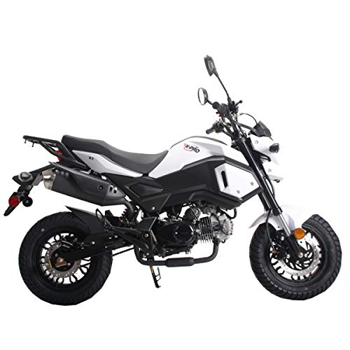 X-PRO 125cc Adult Gas Motorcycle Dirt Street Bike, 12" Wheels J873