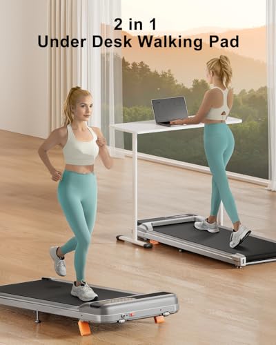 Walking Pad Under Desk Treadmill with Incline for Home Office I96279