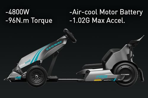 Segway Ninebot Gokart Pro and Gokart Pro 2 Electric Go Kart, Ages 14+, 15.5 Miles N55927