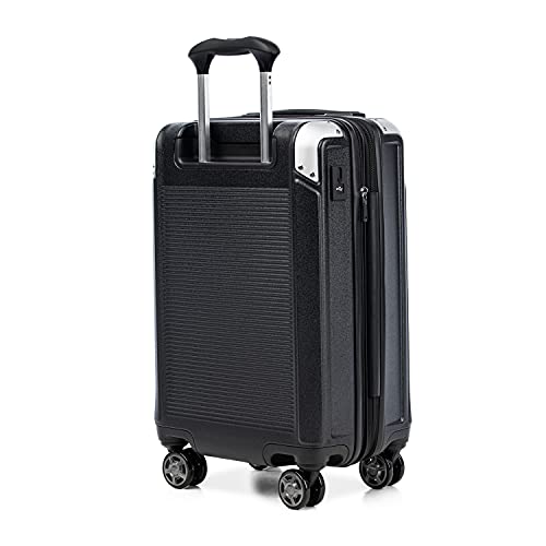 Travelpro Platinum Elite Hardside Expandable Carry-On Luggage, 8 Wheel Spinner, TSA Lock, 20-Inch X826544