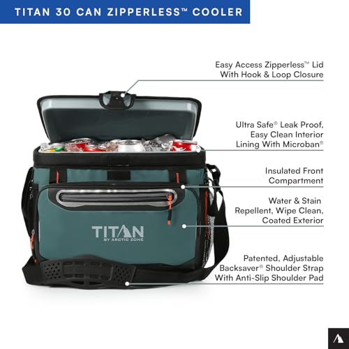 Arctic Zone Titan Deep Freeze Zipperless Hardbody Cooler W899