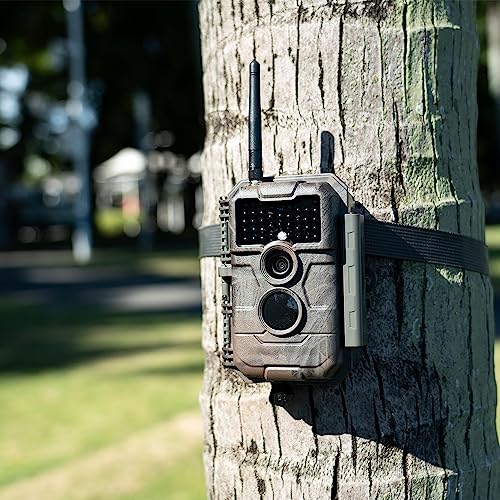GardePro E6 Trail Camera WiFi 48MP 1296P No Glow Night Vision Waterproof, Camo I259