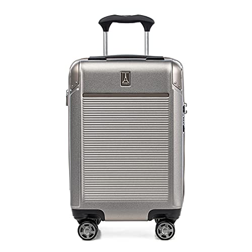 Travelpro Platinum Elite Hardside Expandable Carry-On Luggage, 8 Wheel Spinner, TSA Lock, 20-Inch X826544