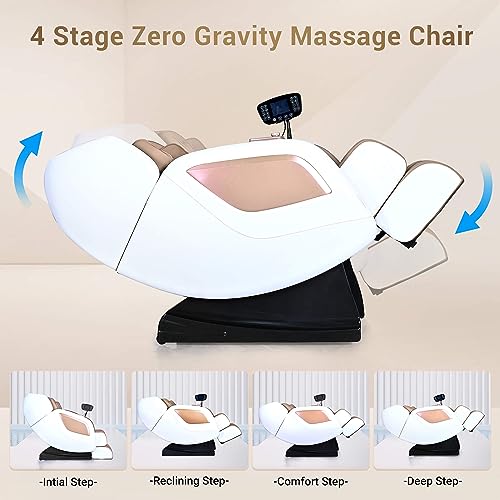 Full Body Zero Gravity Shiatsu Massage Chair with Heat and Foot Massage Q658