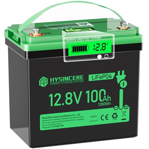 12V 100Ah LiFePO4 Lithium Battery with 100A BMS U8311