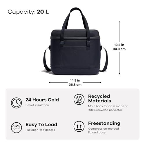 Hydro Flask Cooler Bag - Insulated Soft Lunch Bag - 12 L, Koala Gray and Black A977074
