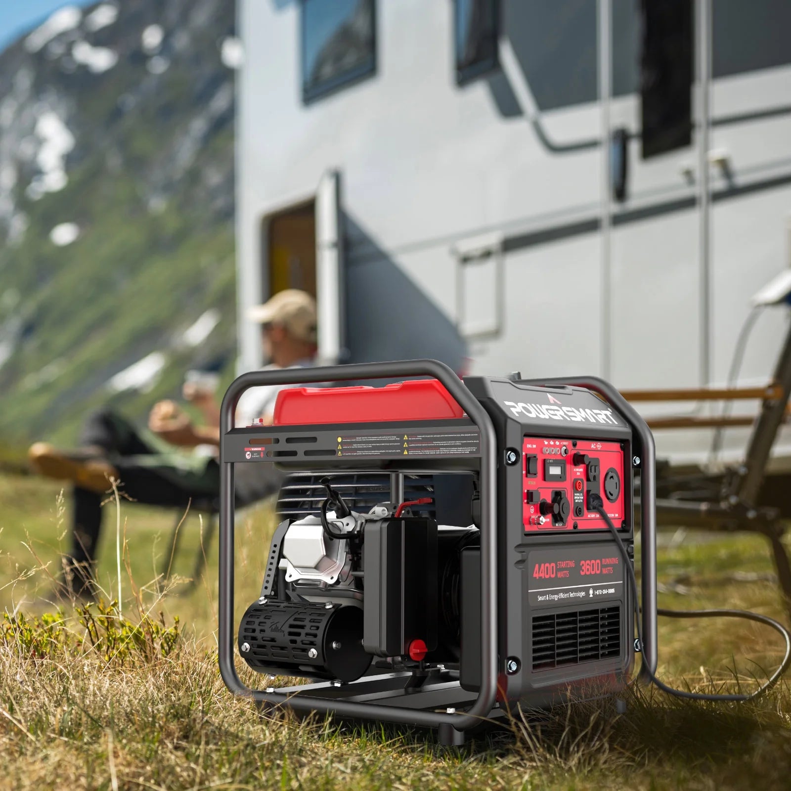 PowerSmart 4400-Watt Gas Generator for Home and Outdoor Use H985