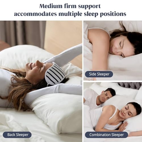 puredown® Goose Feathers and Down White Pillows King Size Set of 2 G471477