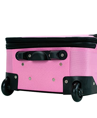 Rockland Journey Softside Upright Luggage Set, Expandable, 4-Piece K56322