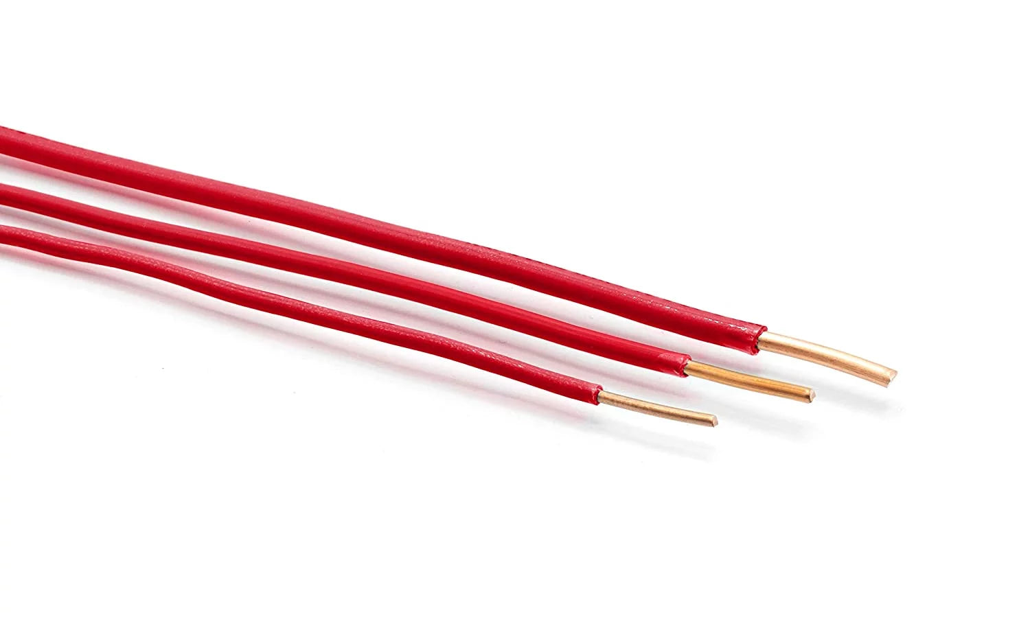 10 AWG Insulated Solid Copper THHN/THWN Wire 100 Feet Red K183557