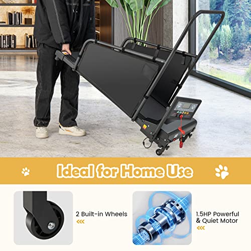 Goplus Dog Treadmill Pet Running Machine for Small/Medium Dogs Indoor Exercise with Remote Control N151