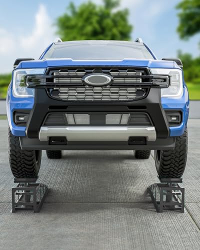 Hydraulic Car Ramps, 4-Position Adjustment, 5T Capacity, Low Profile I6327