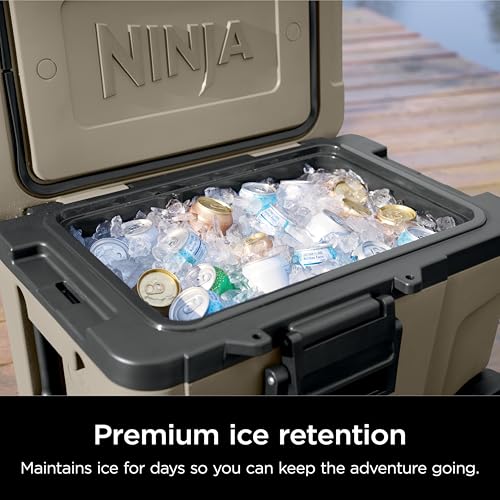 Ninja FrostVault 45QT Cooler with Wheels, Lakeshore Blue M1144