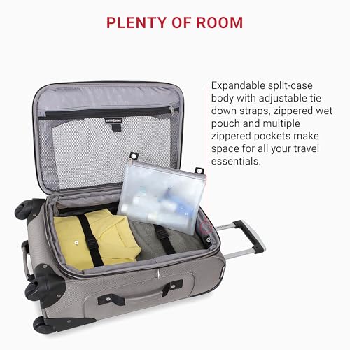 SwissGear Sion Softside Expandable Roller Luggage 3 Piece Set N784870