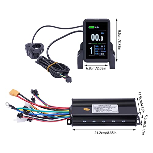 Electric Bike Conversion Kit 48V 1000W 700C Front/Rear Hub Motor with LCD Display R6066