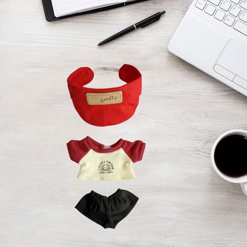 17cm Doll Clothes Set, 5 Pieces Casual Outfit for 6.7in Dolls G33820