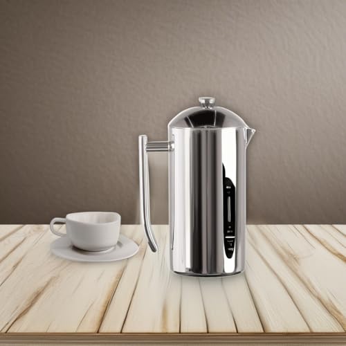 Frieling Double-Walled Stainless-Steel French Press Coffee Maker, 17 oz D60799