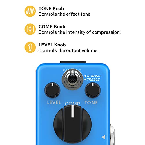 Donner Morpher Mini Distortion Guitar Pedal 3 Modes for Electric Guitar V47970