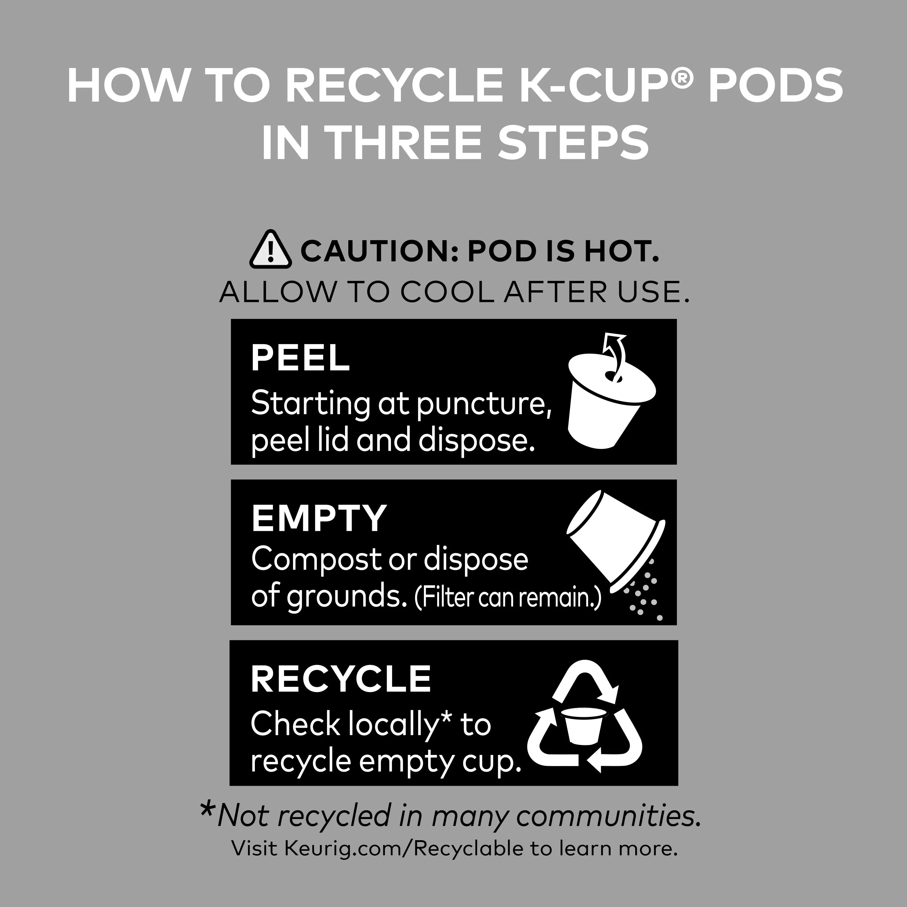 The Original Donut Shop Regular K-Cup Pods, Medium Roast Coffee, 48 Count F4187