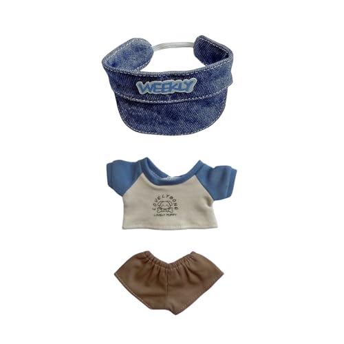17cm Doll Clothes Set, 5 Pieces Casual Outfit for 6.7in Dolls G33820