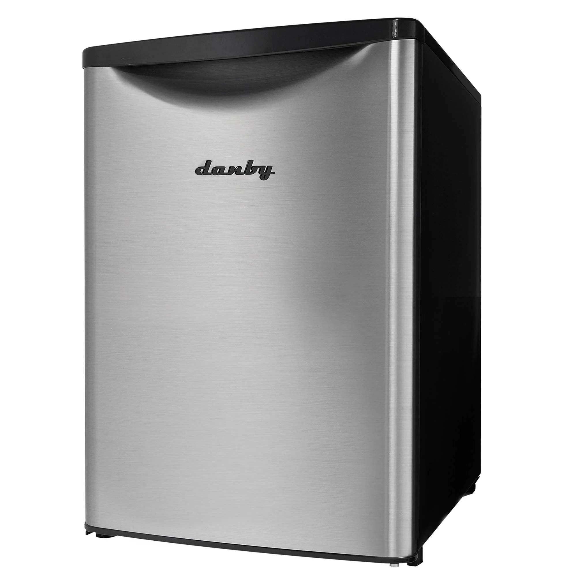 Danby Designer 2.6 Cu Ft Compact Refrigerator, Stainless Steel T621