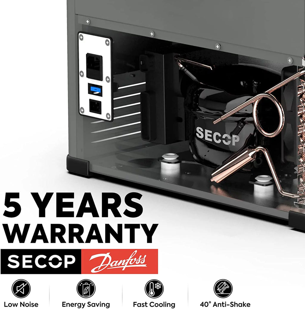 ICECO VL74 Single Zone 74L Portable Refrigerator with SECOP Compressor H31664