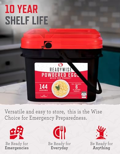 ReadyWise Emergency Food Supply 104 Servings Variety Pack Bucket A71005