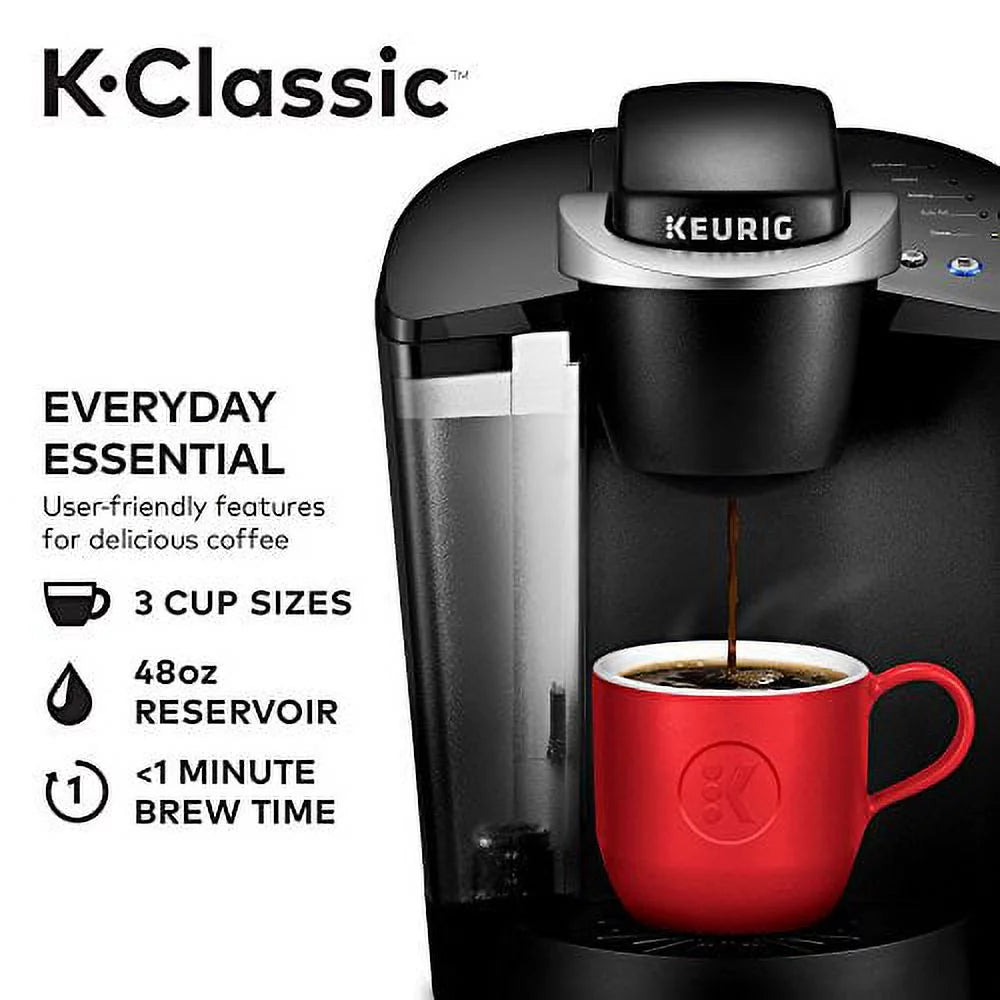 Keurig K-Classic Coffee Maker Single Serve Programmable, Black X613095
