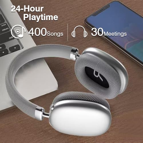 Wireless Over Ear Headphones Noise Canceling Bluetooth with Microphone Q11292