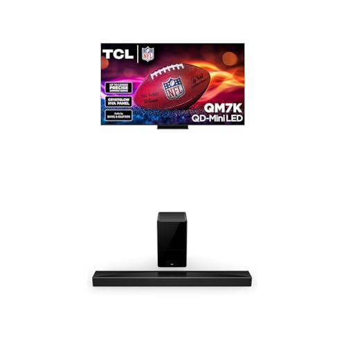 TCL 55-Inch Class QM7K Series QD-Mini LED 4K UHD Google Smart TV S7338