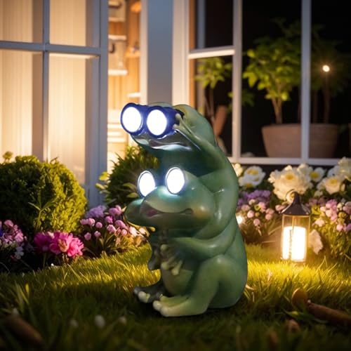 Solar Lighthouse Rotating Beacon LED Light for Yard Garden Nautical Decor K763308
